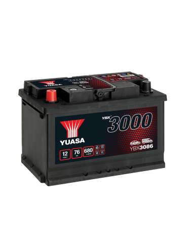 Batería Yuasa YBX3086 - 12V 76Ah EN 680A