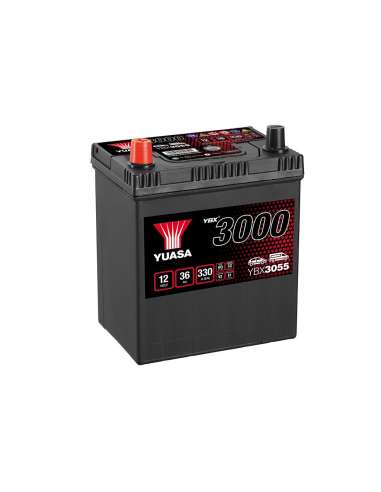 Batería Yuasa YBX3055 - 12V 36Ah EN 330A