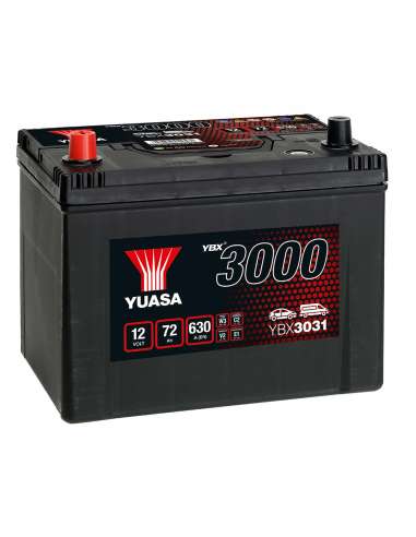 Batería Yuasa YBX3031 - 12V 72Ah EN 630A