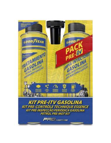 Kit pre-itv gasolina Goodyear - 300 ml x 2