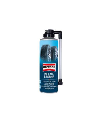 Spray reparador de neumáticos Arexons - Inflate & Repair - 500 ml