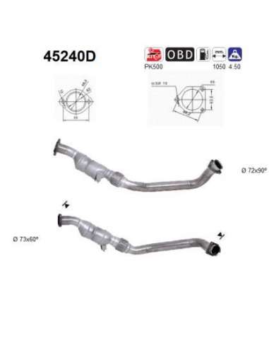 Catalizador As 45240D - BMW 520d 136CV ant