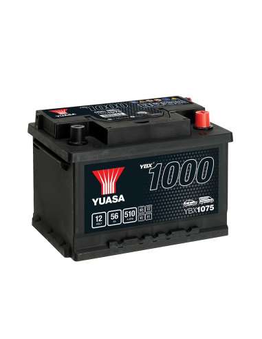 Batería Yuasa YBX1075 12V 56Ah EN 510A