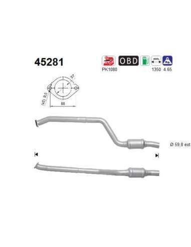 Catalizador As 45281 - AS BMW 135i