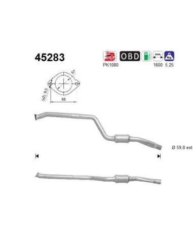 Catalizador As 45283 - AS BMW 335i