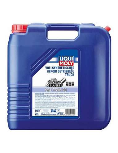 Liqui Moly 1182 - Aceite sintético engra­najes hipoides GL4/5 75W-90 20L