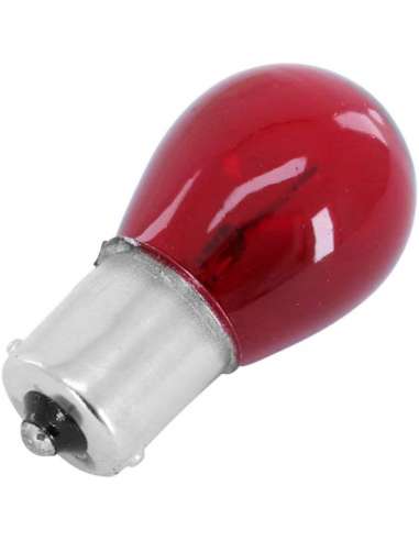 Bombilla Bosma Lampara Ba15S (25X47) - 12V 21W Roja