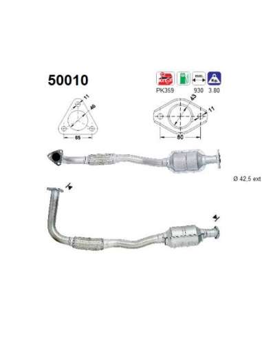 Catalizador As 50010 - MATIZ 0.8 4