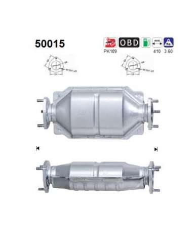 Catalizador As 50015 - DAEWOO TACUMA 1.8I 16V 98CV