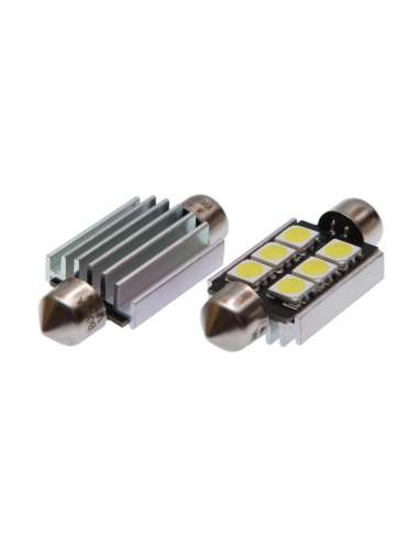 Bombilla Bosma 12V 4Xsmd 5050 Led Sv8,5 White 15X3