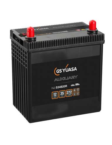 Batería auxiliar Yuasa HJ-S34B20R GS - 12V 35Ah EN 272A AGM