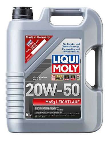 Liqui Moly 1212 - Aceite MoS2 Leichtlauf 20W-50 5L