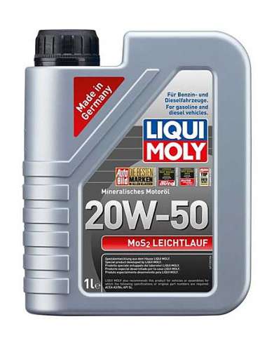 Liqui Moly 1220 - Aceite MoS2 Leichtlauf 20W-50 1L