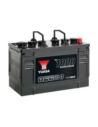 Batería Yuasa YBX1663 - 12V 110Ah EN 750A HD