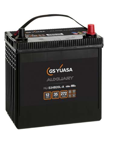 Batería auxiliar Yuasa HJ-S34B20L- A GS 12V 35Ah EN 272A AGM