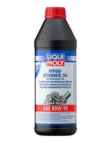 Liqui Moly 20645 - Aceite para engranajes hipoides GL4/5 TDL SAE 80W-90 1L