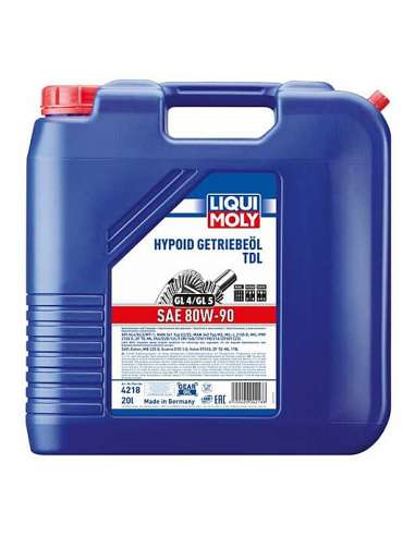 Liqui Moly 4218 - Aceite para engra­najes hipoides GL4/5 TDL SAE 80W-90 20L