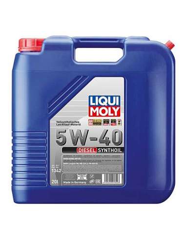 Liqui Moly 1342 - Aceite Diesel Synthoil 5W-40 20L