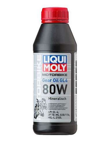 Liqui Moly 1617 - Motorbike Gear Oil GL4 80W 500 ml