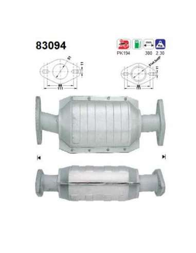 Catalizador As 83094 - ROVER MINI 1.3I 04