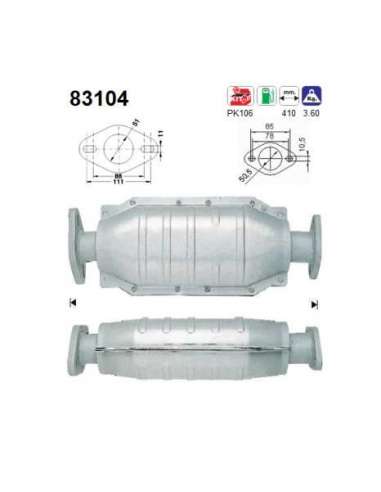 Catalizador As 83104 - ROVER 214 1.4/216 1.6-3/5P 11