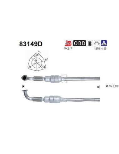 Catalizador As 83149D - ROVER 75 2.0TD 4