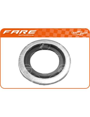 Anillo de junta, tapón roscado de vaciado de aceite Fare 11472 - ARANDELA METAL-GOMA 18X26