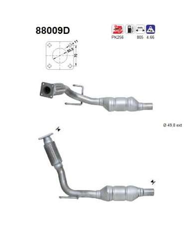 Catalizador As 88009D - FELICIA 1.9D