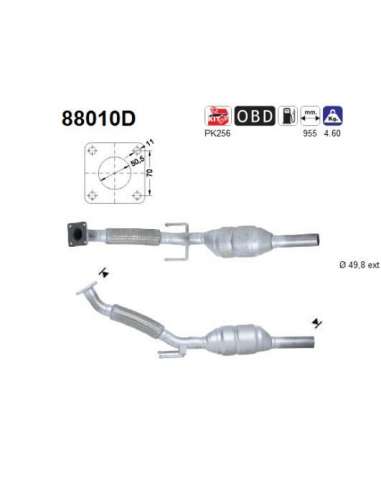 Catalizador As 88010D - SKODA FABIA 1.9SDI