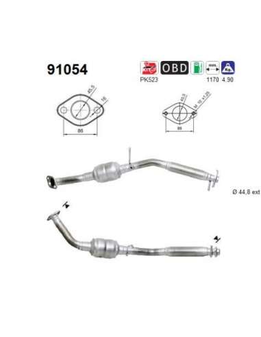 Catalizador As 91054 - SUZUKI JIMNY 1.3I