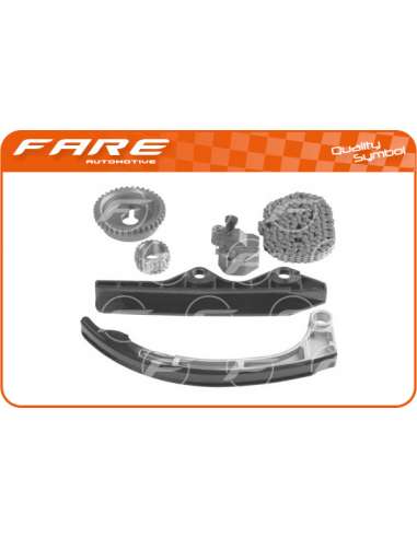 Juego de cadena de distribución Fare 12746 - KIT DISTRIBUCION NISSAN MICRA III (
