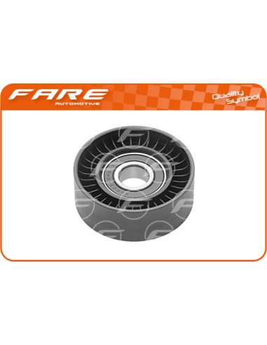 Polea tensora, correa poli V Fare 14845 - RODILLO TENSOR AL. PSA/FORD 2.0 HDI