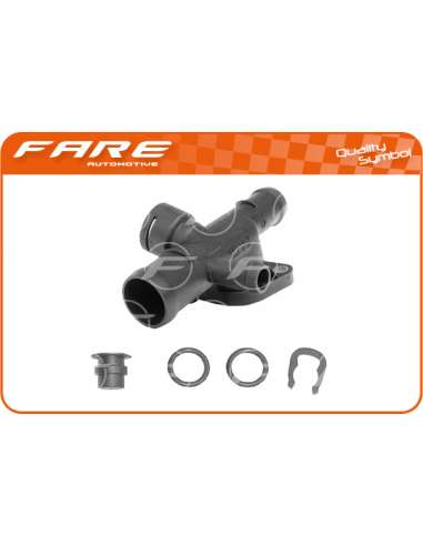 Brida de refrigerante Fare 2382 - BOQUILLA AGUA SEAT-VW 1.6-9