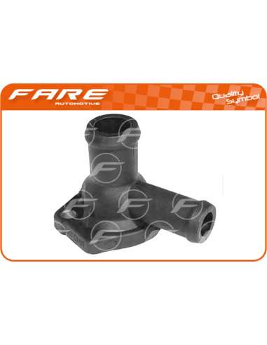 Brida de refrigerante Del. Fare 2891 - TAPA TERMOSTATO AUDI 80/90 - VW