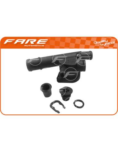 Brida de refrigerante Fare 3591 - BOQUILLA AGUA VW LUPO 1.2, 1.4 D