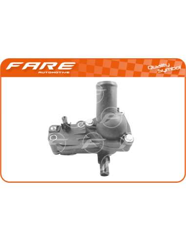 Brida de refrigerante Fare 3812 - CUERPO TERMOSTATO COMPLETO FORD FOC
