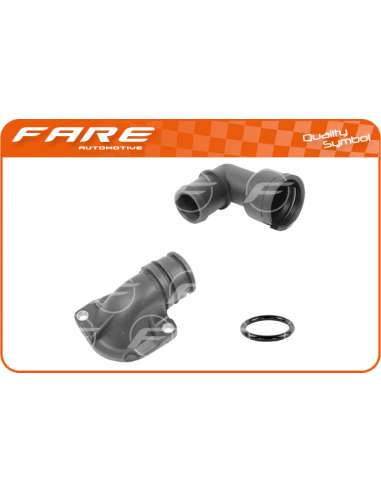 Brida de refrigerante Fare 3824 - BOQUILLA TERMOSTATO VW.GOLF III