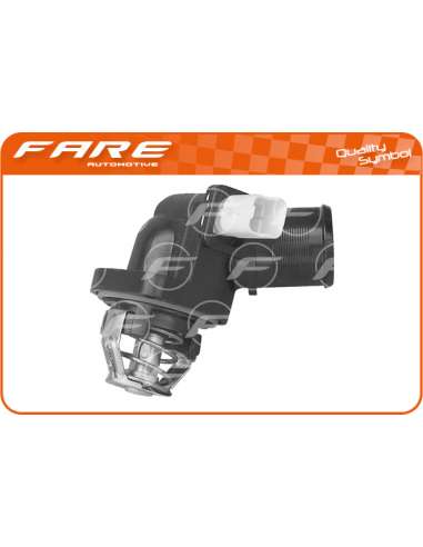 Brida de refrigerante Fare 3835 - BOQUILLA C/TERMOSTATO CITROEN C2-C3