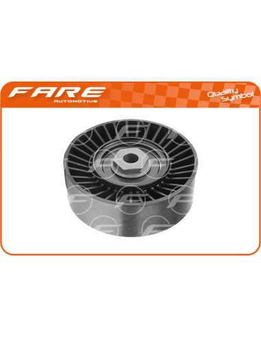 Polea tensora, correa poli V Fare 4312 - RODILLO TENSOR CORREA ALTERNADOR VW