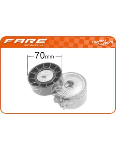 Kit de reparación, brazo tensor, correa poli V Fare 4341 - TENSOR CORREA ALTERNADOR 2.0 HDI