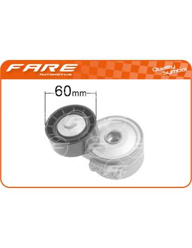 Kit de reparación, brazo tensor, correa poli V Fare 4344 - TENSOR CORREA ALTERNADOR 1.9 DW8