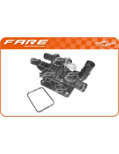 Termostato, refrigerante Fare 9870 - CAJA TERMOST PSA 1.4HDI MINI 83ÂºC Made in Italy - OE Equivalent