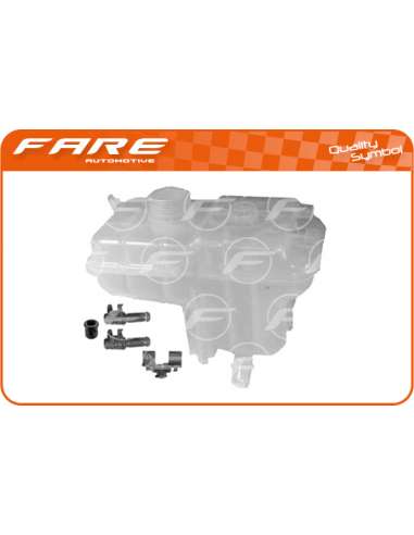 Depósito compensación, refrigerante Fare 9881 - BOTELLA PEUGEOT 407-C5