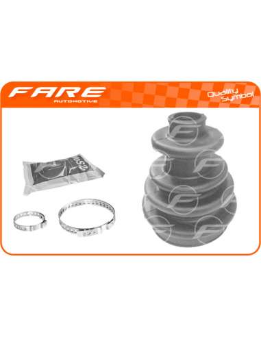 Juego de fuelles, árbol de transmisión Fare K861-E - KIT TRANS.L/R FORD FIESTA ELASTICO