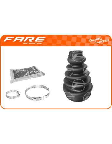 Juego de fuelles, árbol de transmisión Del. Izq. Fare K9661 - KIT FUELLE L/CBO FIAT 1,9JTD-IBIZA