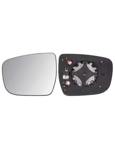 Cristal de espejo, retrovisor exterior Izq. Iparlux 31529121 - CRISTAL+BASE.IZQ.CVX.TER. Nissan Qa shqai (14=-)