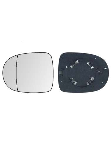 Cristal de espejo, retrovisor exterior Der. Iparlux 31800531 - CRISTAL+BASE-IZQ-ASF Renault Clio V I (09=-12)