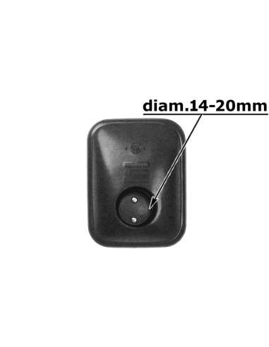 Espejo gran angular Der. Iparlux 57550119 - CABEZA-220X170MM-BRAZOØ24-30MM MAN M90 / F90 (88=-94)