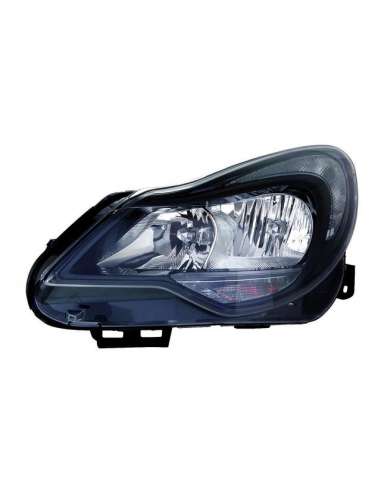 Faro principal Der. Iparlux 11900992 - FARO DCH.ELEC/MOT.NEGRO  H1+H7OPEL CORSA D  (11--14)