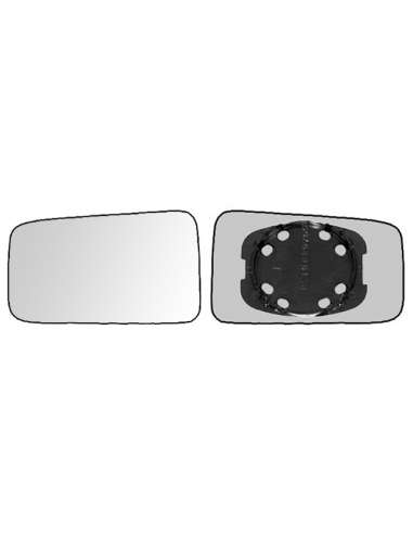 Cristal de espejo, retrovisor exterior Der. Iparlux 31541512 - Cristal+Base Dch.-CONVPeugeot 405 ( 90=-)